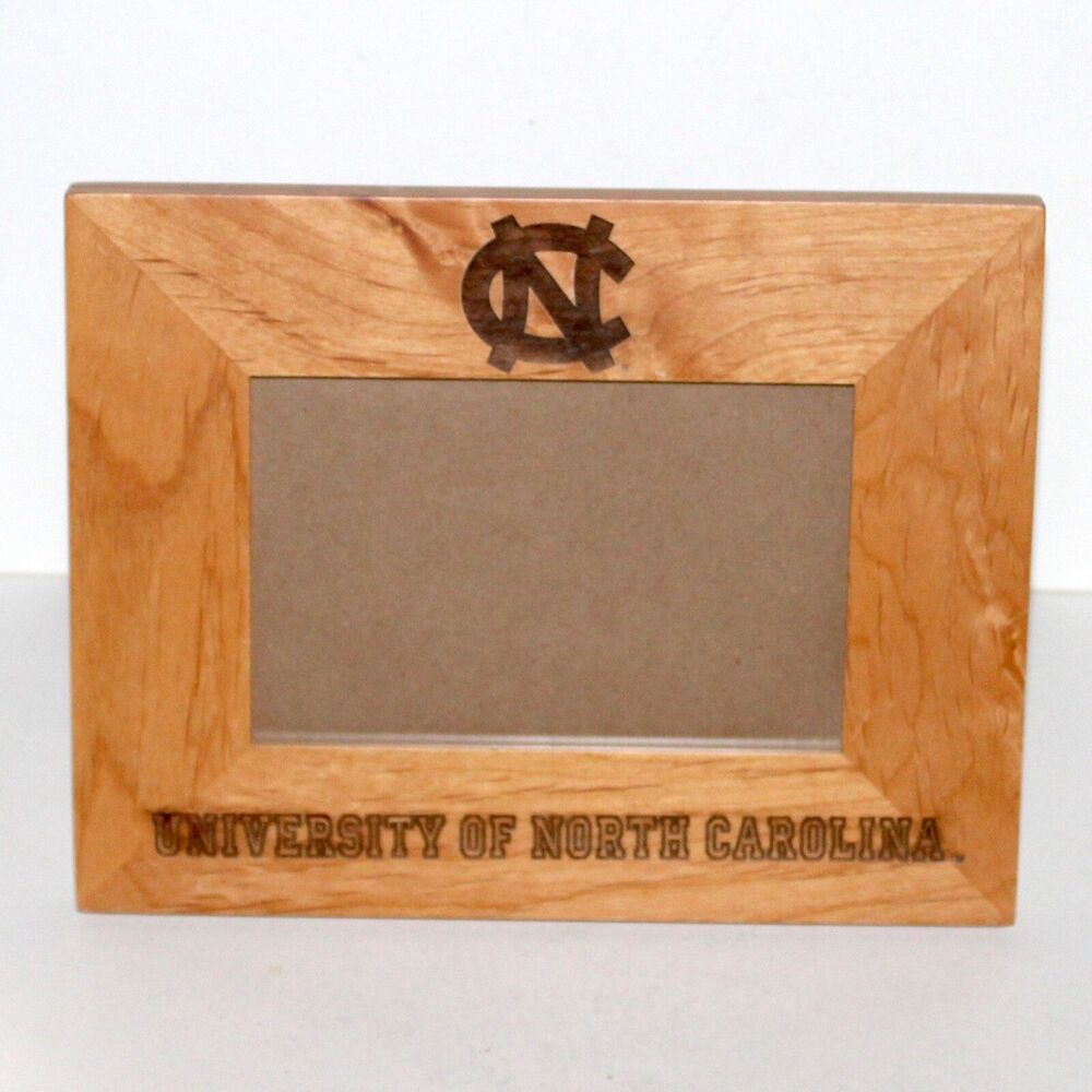 University Of North Carolina wood photo frame Licensed College 9 x 7 NCAA NC